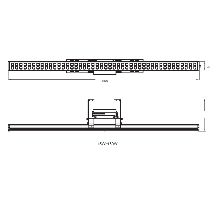 Linear Tunnel Light  (EXC-TL-Z02)